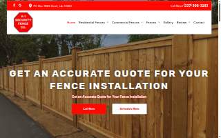 A-1 Security Fence Co. website