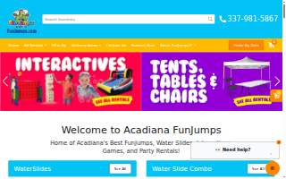 Acadiana FunJumps website