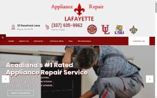 Appliance Repair Lafayette website