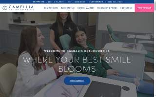 Camellia Orthodontics website
