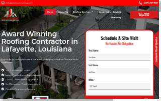 Cloteaux Roofing & Construction website