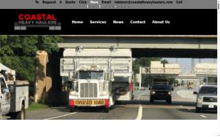 Coastal Heavy Haulers LLC website