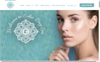 Eden Day Spa website