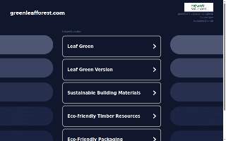 Green Leaf Tree Service website