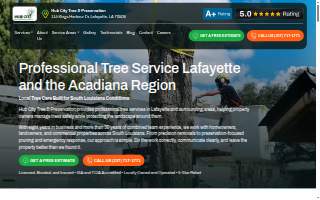 Hub City Tree & Preservation of Lafayette website