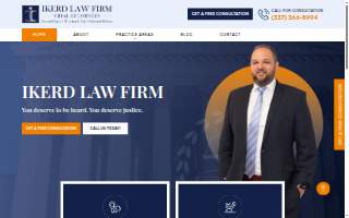 Ikerd Law Firm website