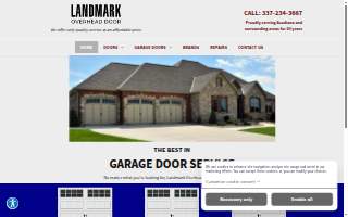 Landmark Overhead Door of Lafayette website