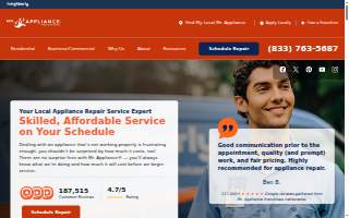 Mr. Appliance of Lafayette website