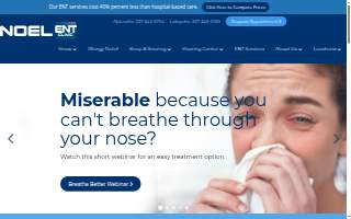 Noel ENT Clinic - Lafayette website