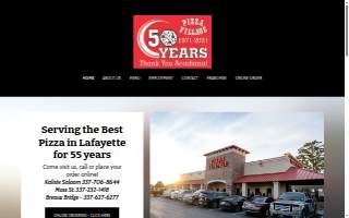 Pizza Village website