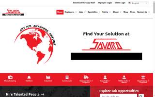 Savard Personnel Group- Lafayette website