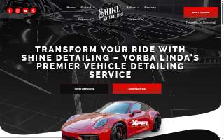 Shine Detailing LLC website