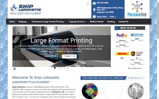 Ship Lafayette website