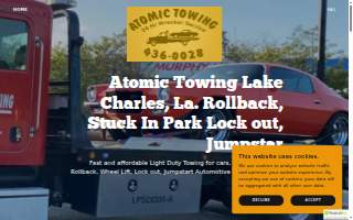 Atomic Towing & Recovery LLC website