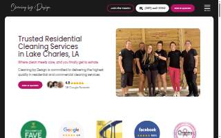 Cleaning by Design website