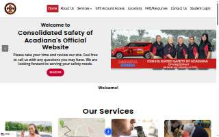 Consolidated Safety of Acadiana at Lake Charles website