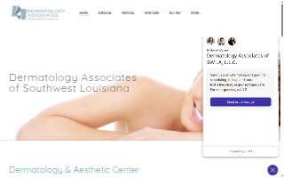 Dermatology Associates website