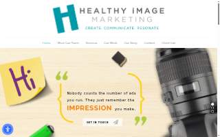 Healthy Image Marketing Agency website