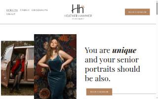 Heather Hammer Photography website