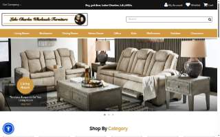 Lake Charles Furniture website
