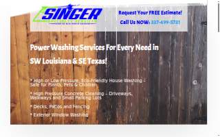 Lake Charles Power Washing website