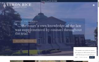 Veron Bice Law Firm of Lake Charles website