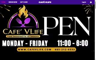 Café VLife website