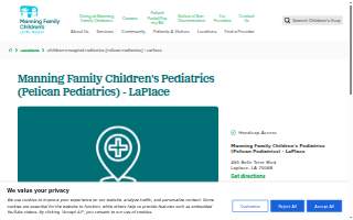 Children's Hospital Pediatrics (Pelican Pediatrics) - Laplace website