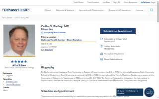 Colin G. Bailey, MD website