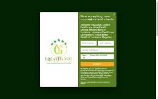 Greater You Counseling website