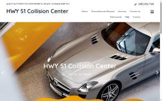 Hwy 51 Collision Center website