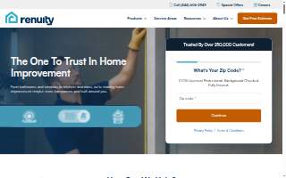 Renuity Home Improvement of Jefferson website