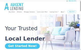 Argent Lending website