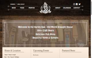 Barley Oak website