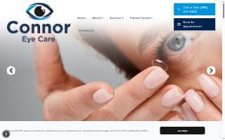 Connor Eye Care website