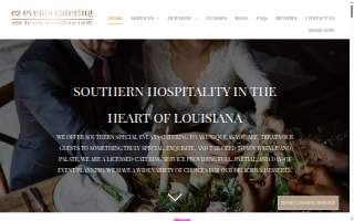EZ Events Catering website