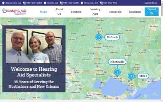 Hearing Aid Specialists website