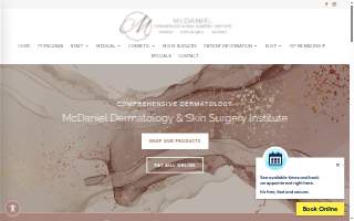 McDaniel Dermatology & Skin Surgery Institute website