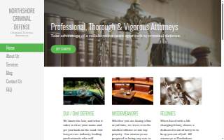 Northshore Criminal Defense of Covington website