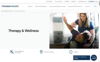 Ochsner Therapy & Wellness - Mandeville website