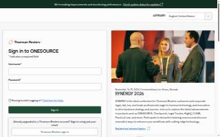 Onesource Professional Search website