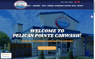 Pelican Pointe Car Wash - Mandeville website