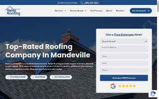Relax Roofing website