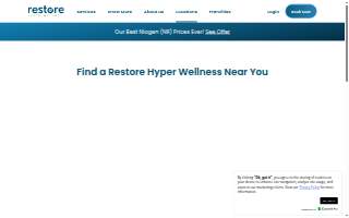 Restore Health and Wellness website