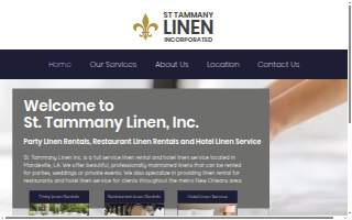 St Tammany Linen Inc website