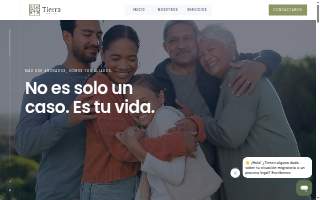 Tierra Law Firm website