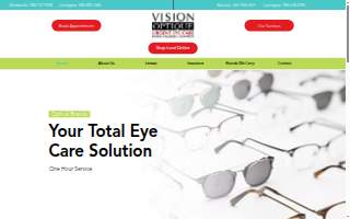 Vision Optique website