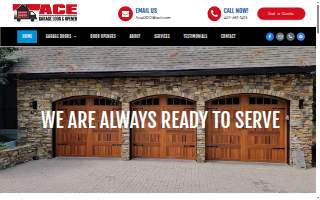 ACE Garage Door of Harvey website
