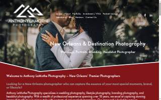 Anthony LaMothe Photography website