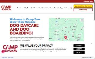 Camp Bow Wow New Orleans website